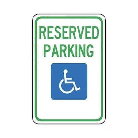 Accuform Handicap Parking Sign, FRA216RA FRA216RA